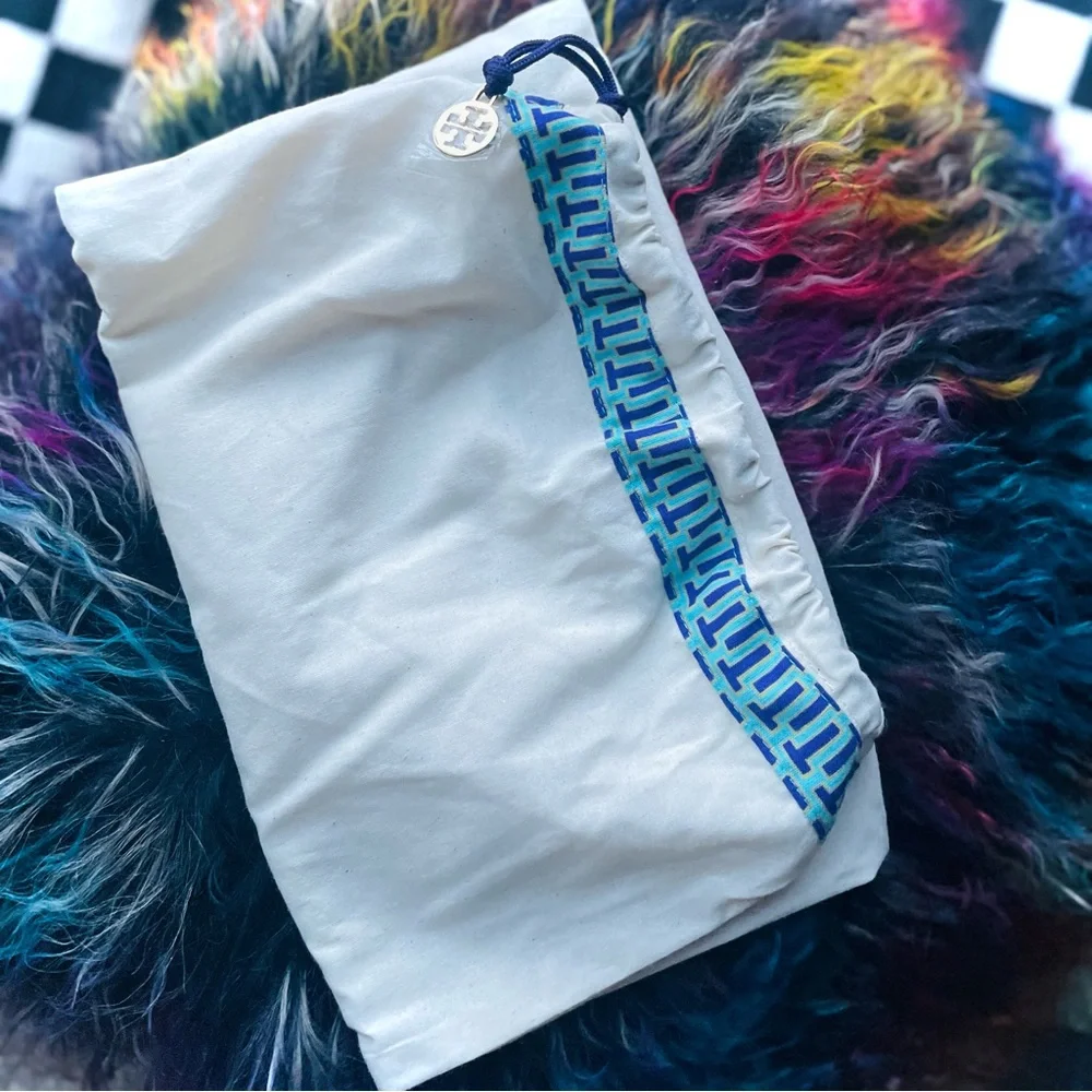 TORY BURCH | 9.5 | Cream 2.75β Tan Kitten Leather Kitten Sling Back Heels Pumps - Picture 8 of 9